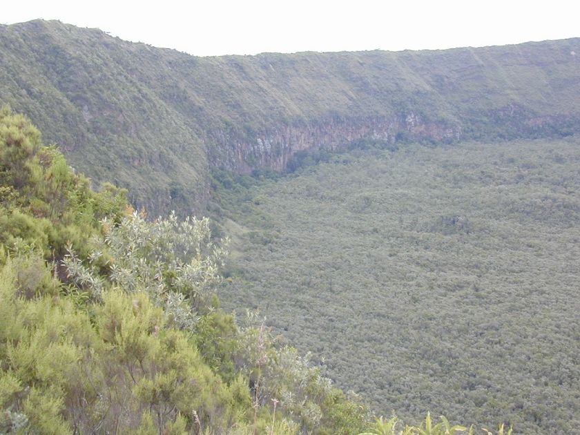 inside Mount Longonot crater