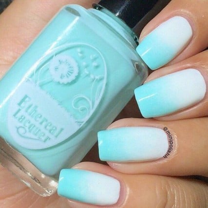 30+ Light Blue Beach Nails to Brighten Your Vacation