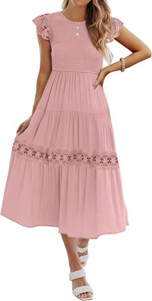 Pink Dress to wear in Lamu 