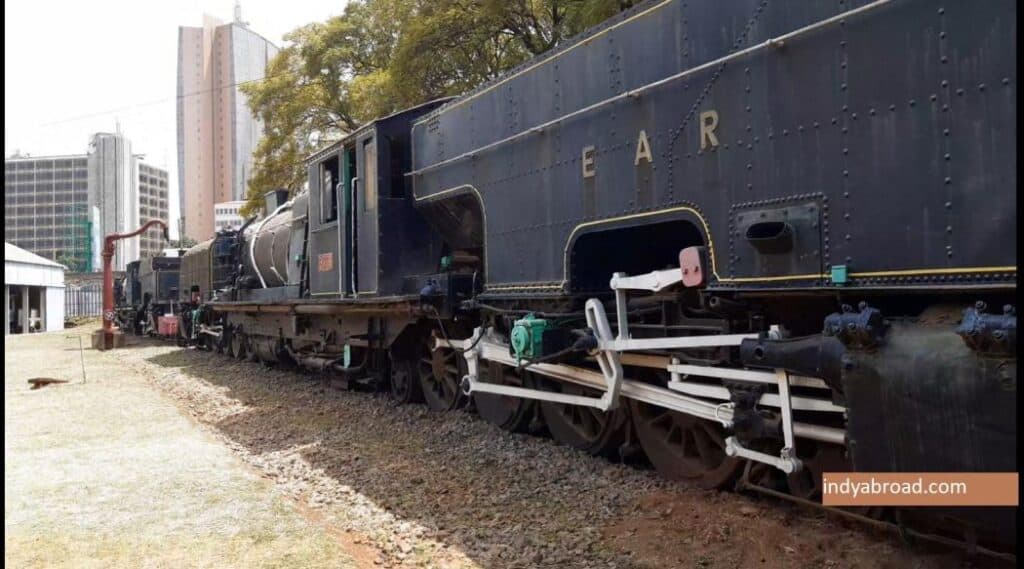 Some Vintage trains at the Nairobi Railway Museum