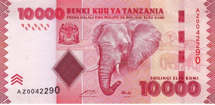 10000 Tanzania shillings